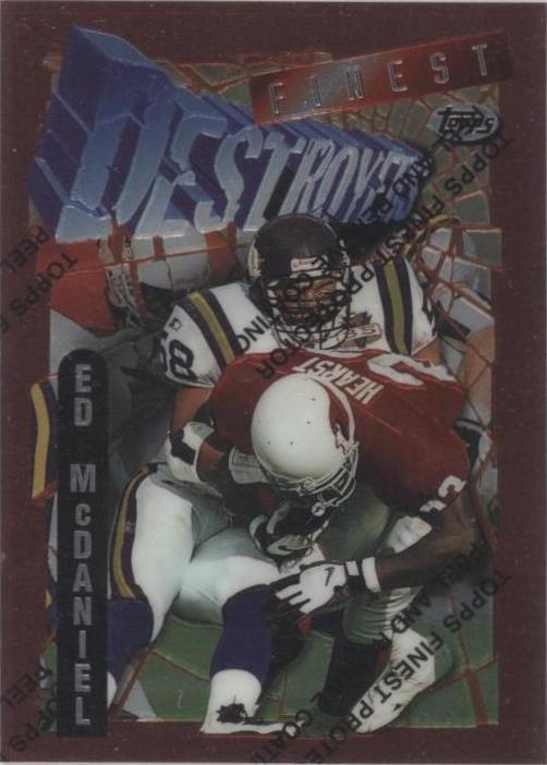 1996 Topps Finest Ed Mcdaniel #98 - 1 of 2