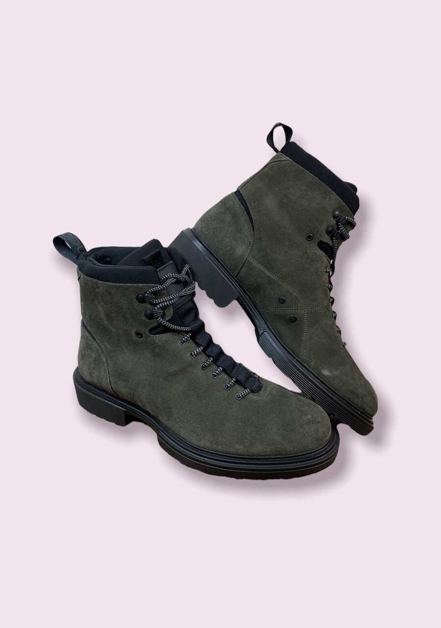 Hugo Boss Men's Dart Suede Boots -Dark 