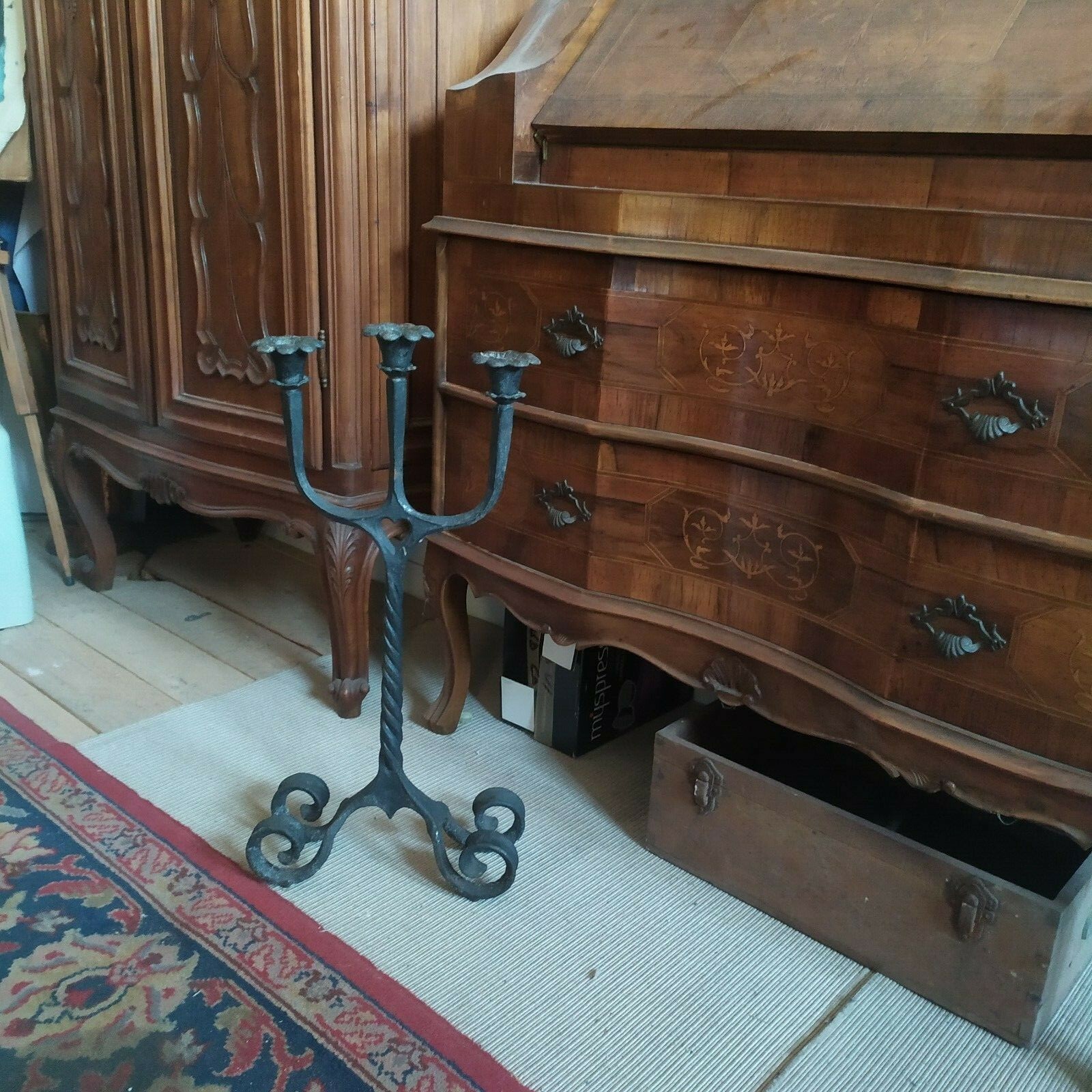 2 Candelabri Da Parete A Forma Di L - Nero Per Camera E Soggiorno - Foto 3