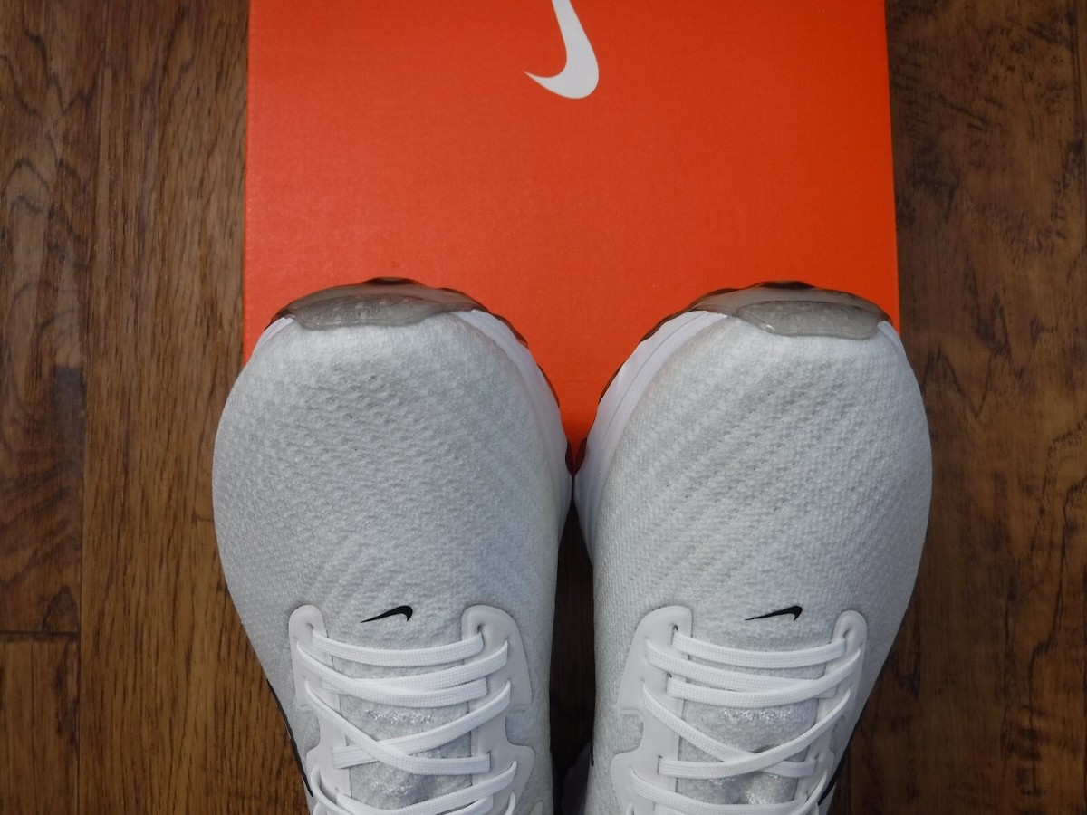 Nike Hex Zoom Air React Foam FlyKnit White/Black Platinum Golf