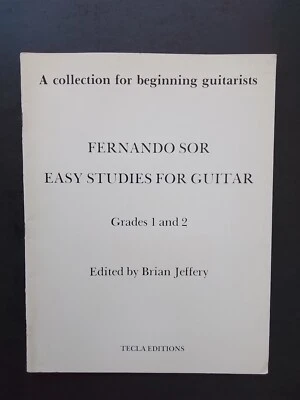 PARTITION - FERNANDO SOR - ETUDES FACILES POUR GUITARE (BRIAN JEFFERY) - Photo 1/2
