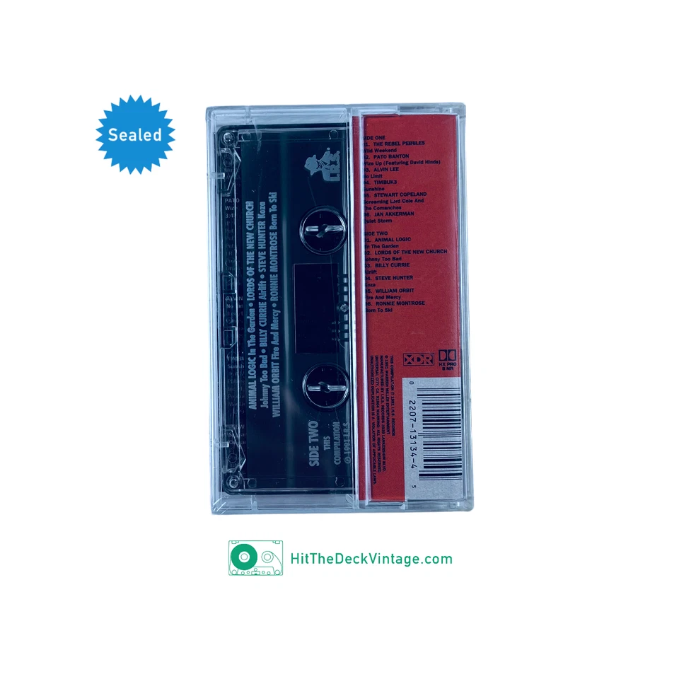 BORN TO SKI Soundtrack Cassette Tape 1991 Warren Miller, Stewart Copeland SEALED - Image 2 of 3