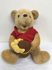 Winnie The Pooh Plush 14  Honey Pot Rattle Disneyland Walt Disney World Toy