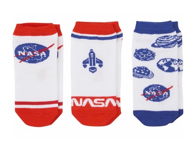 Nasa Kinder Jungen 3er Pack Socken Sneaker Sneakersocken B4