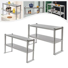 Stainless Steel Work Table Food Prep Shelf Station Commercial Kitchen Restaurant