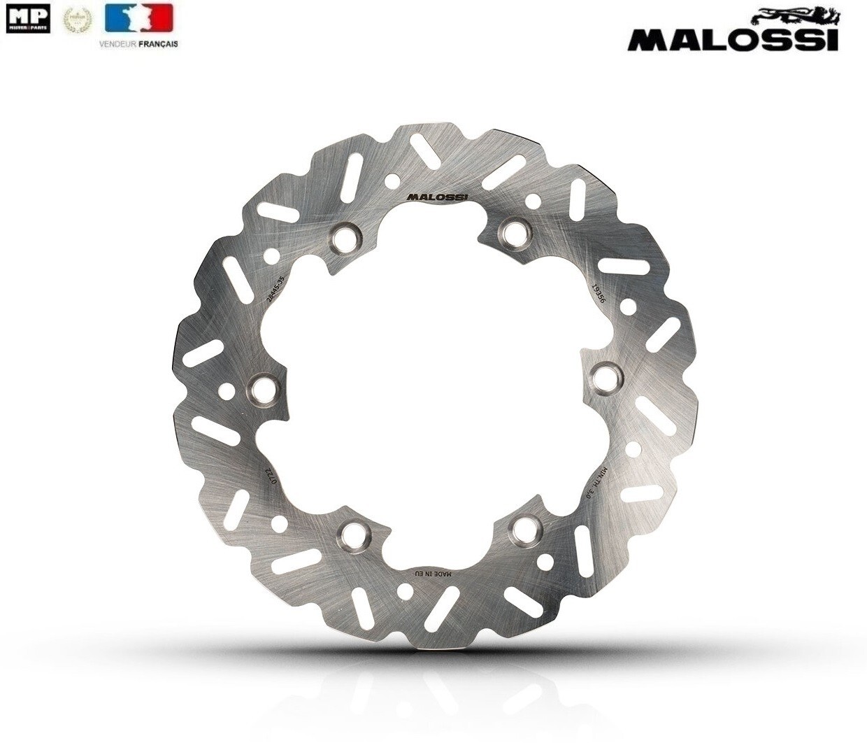 Disque avant Malossi Ø256 Honda SH 300i : l'excellence du freinage en acier traité