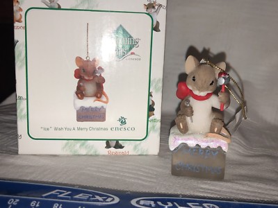 Charming Tails '' Eis Wunsch You A Merry Weihnachten '' Dean Griff Feder Deko