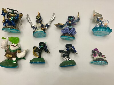 7 Skylanders Swap Force Figures Lot Chill Star Strike Zoo Lou More +Bonus Broken