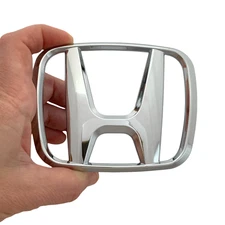 2022-2024 Honda Civic Silver Chrome Front Grille Logo Badge Replacement