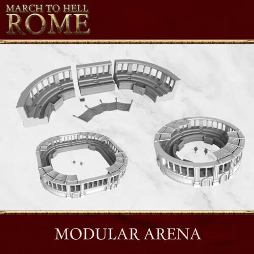 Ancien battle Figurines Les jeux de Rome Arène modulable  - 第 1/1 張圖片