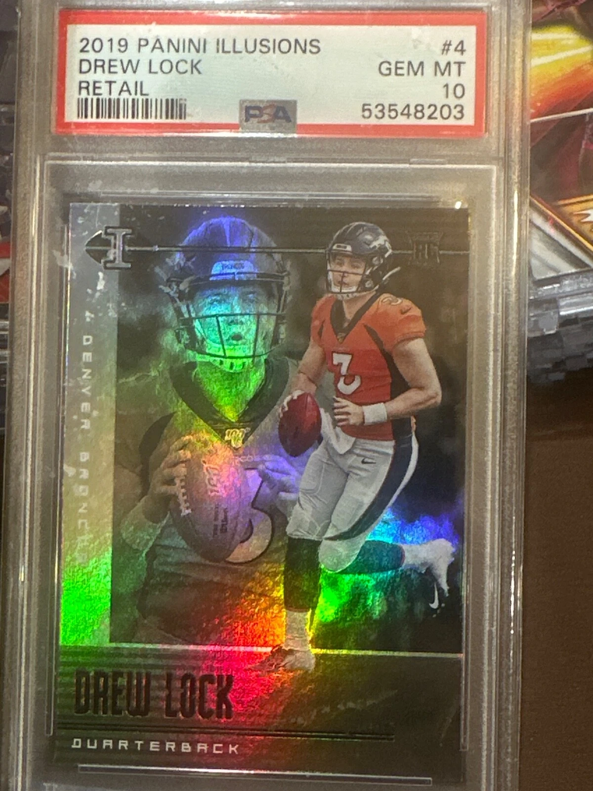 Drew Lock Panini Illusions #4 Retail