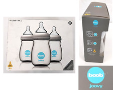Joovy Boob Baby Bottle 3 x 9oz CleanFlow Vent BPA/PVC Free Plastic NEW W3899
