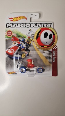 Hot Wheels Mario Kart Sammlerstück Diecast Figur Autos Figur Shy Guy B-Dasher