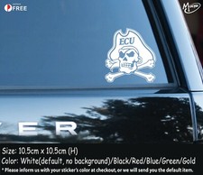 east carolina pirates Stickers Reflective Decals University Team Best Gifts