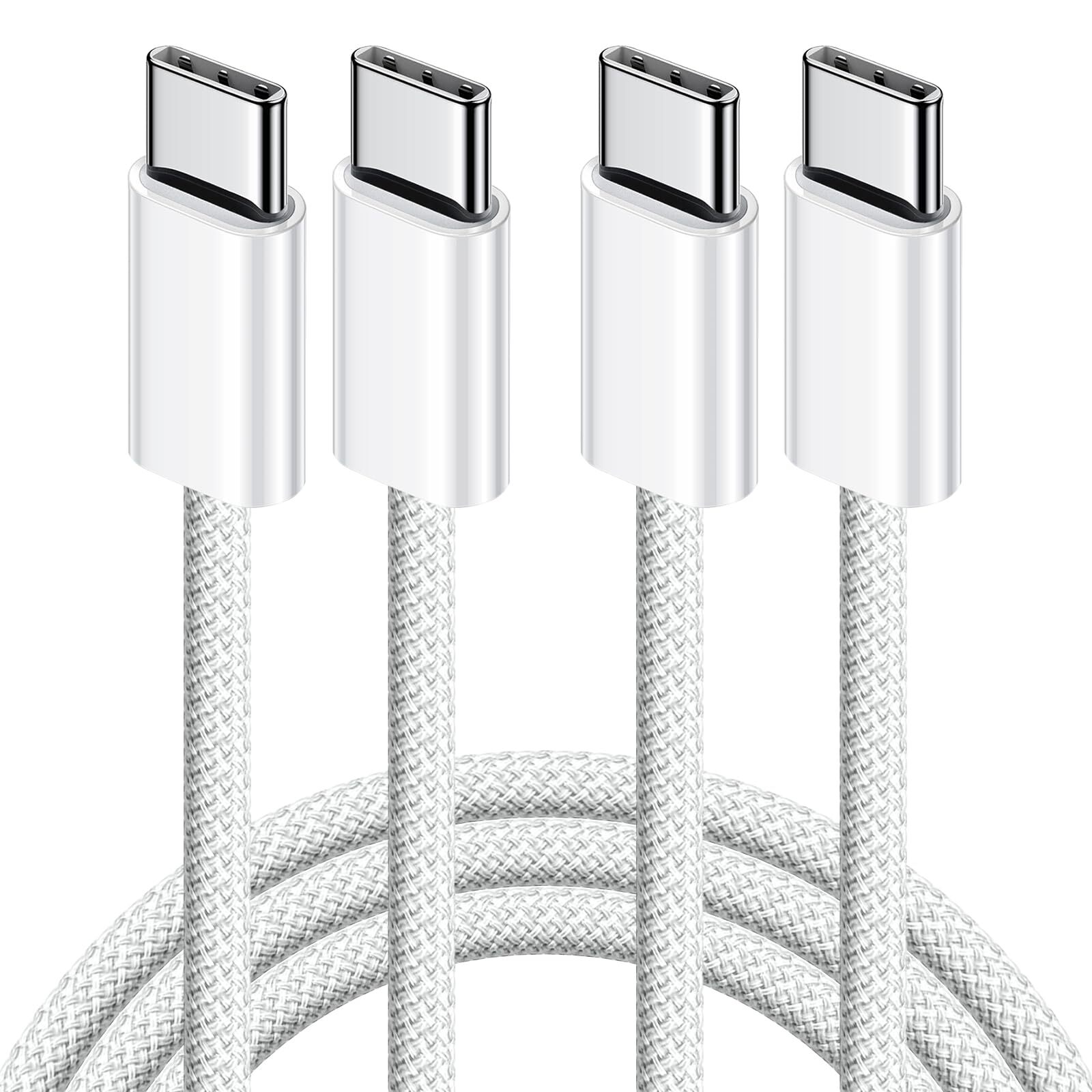 USB C to USB C Cable 2Pack USBC to USBC Cable 6FT 60W Type C Charger C to C C...-image