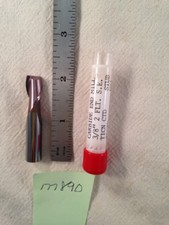 1 NEW 3/8" DIAMETER CARBIDE END MILL 2 FL. 2" OAL. 5/8" LOC. TICN CTD. M890