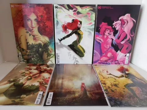 Poison Ivy #7 8 9 10 11 12 (NM+ or 9.6) - 2nd Story Arc - Card Stock Variant Set