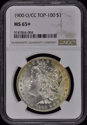 1900-O/CC TOP-100 Morgan Dollar S$1 NGC MS65+