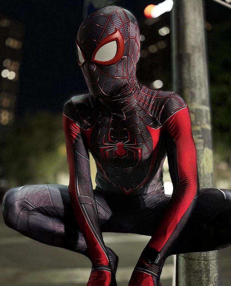 【スパイダーマン】新品 スパイダーマン3D/ PS4 PS5 マスク コスプレ マーベル PS4 スパイダーマンマスク フェイスシェル & 磁気