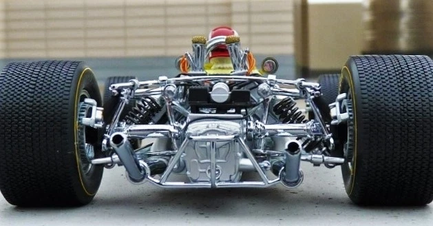 F1GP Race Car Formula 1 18Grand Prix24Vintage Custom Hot Rod Carousel BL12 - Image 3 of 4