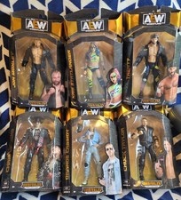 Jazwares AEW Unrivaled Collection Series 8 Complete Set Lot of 6 Figures