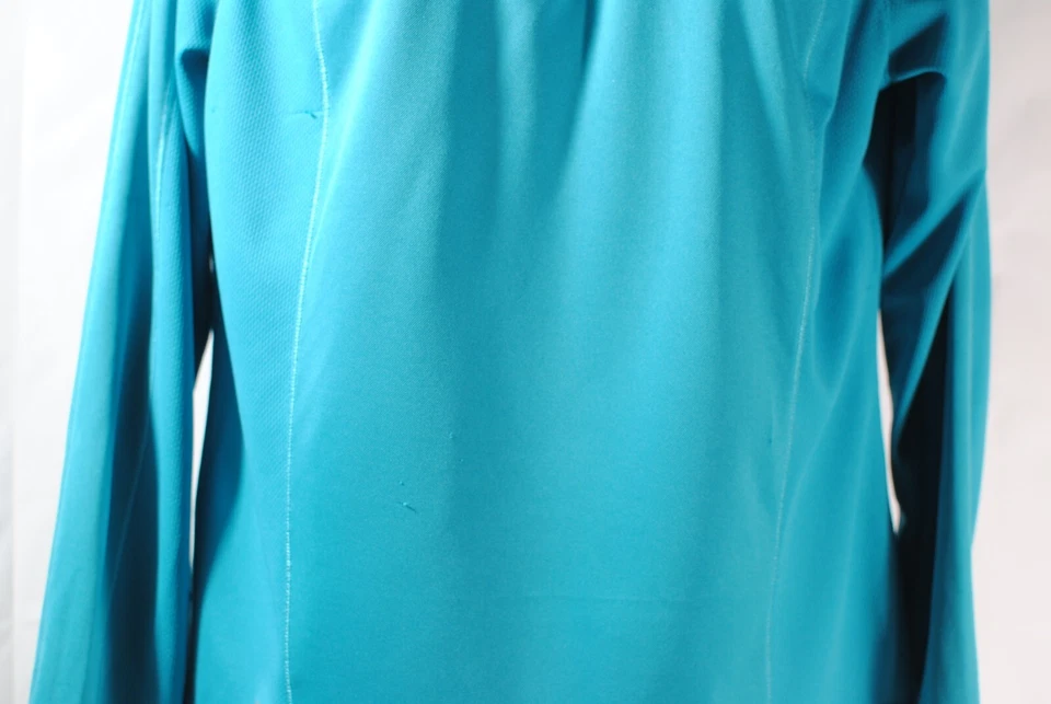 Camisa Pullover Top TAIL TECH Mujer Talla Grande Turquesa 1/4 Cremallera Manga Larga Foto 3 de 4