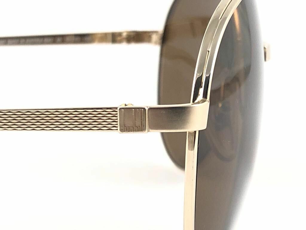 NEW! VINTAGE DUNHILL 6042 1980'S GOLD LENSES SUNGLASSES NEW! VINTAGE DUNHILL 6042 1980'S GOLD LENSES SUNGLASSES