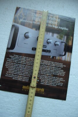 Audio Research HiFi Prospekt , Audio Research Hifi Brochure , 2 Seiten
