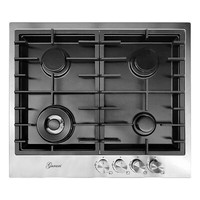 Gurari Gaskochfeld 60 Cm Edelstahl Autark 4 Flammen Wok 4,0 Kw Gasherd Gasfeld