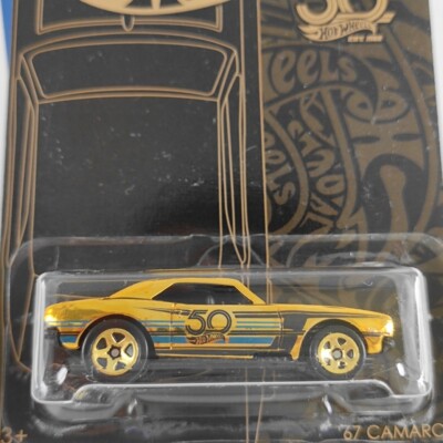 HOT WHEELS 50th Anniversary Black Gold '67 CAMARO