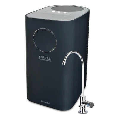 Brondell Reverse Osmosis Circle RC100 + Chrome Faucet Open Box