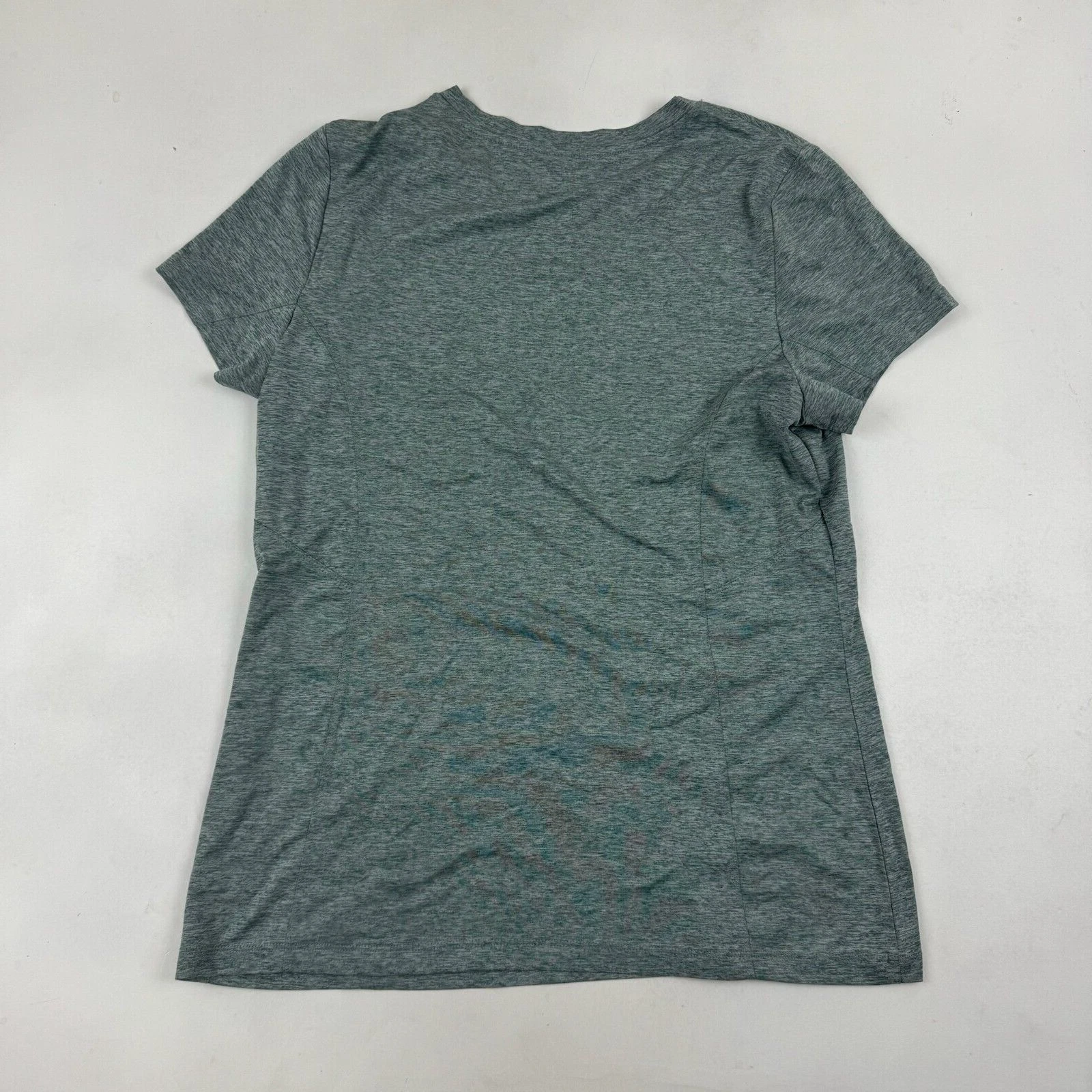 fabletics heather crew neck stretch activewear shirt