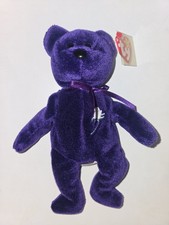 Princess Diana Beanie Baby Bear 1st Edition PE Pellets No Space