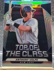 ANTHONY VOLPE RC 2020 Panini Prizm #TOC-30 TOP OF THE CLASS SILVER PRIZM Yankees