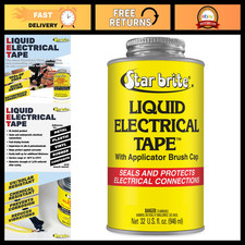 Flexible Liquid Electrical Tape - Black Insulation, Waterproof, Durable Sealant