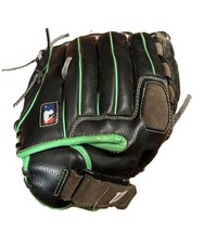 Wilson R350 Leather Soft Suede 11 In Baseball Glove RHT Youth Black Sage Green