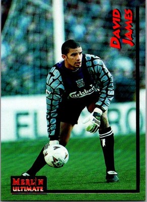 DAVID JAMES 1995-96 Merlin Ultimate Soccer Card LIVERPOOL #100 PSA