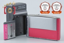 Sony Cyber-Shot DSC-T5 Red 5.1 MP Digital Camera Japanese Language Only
