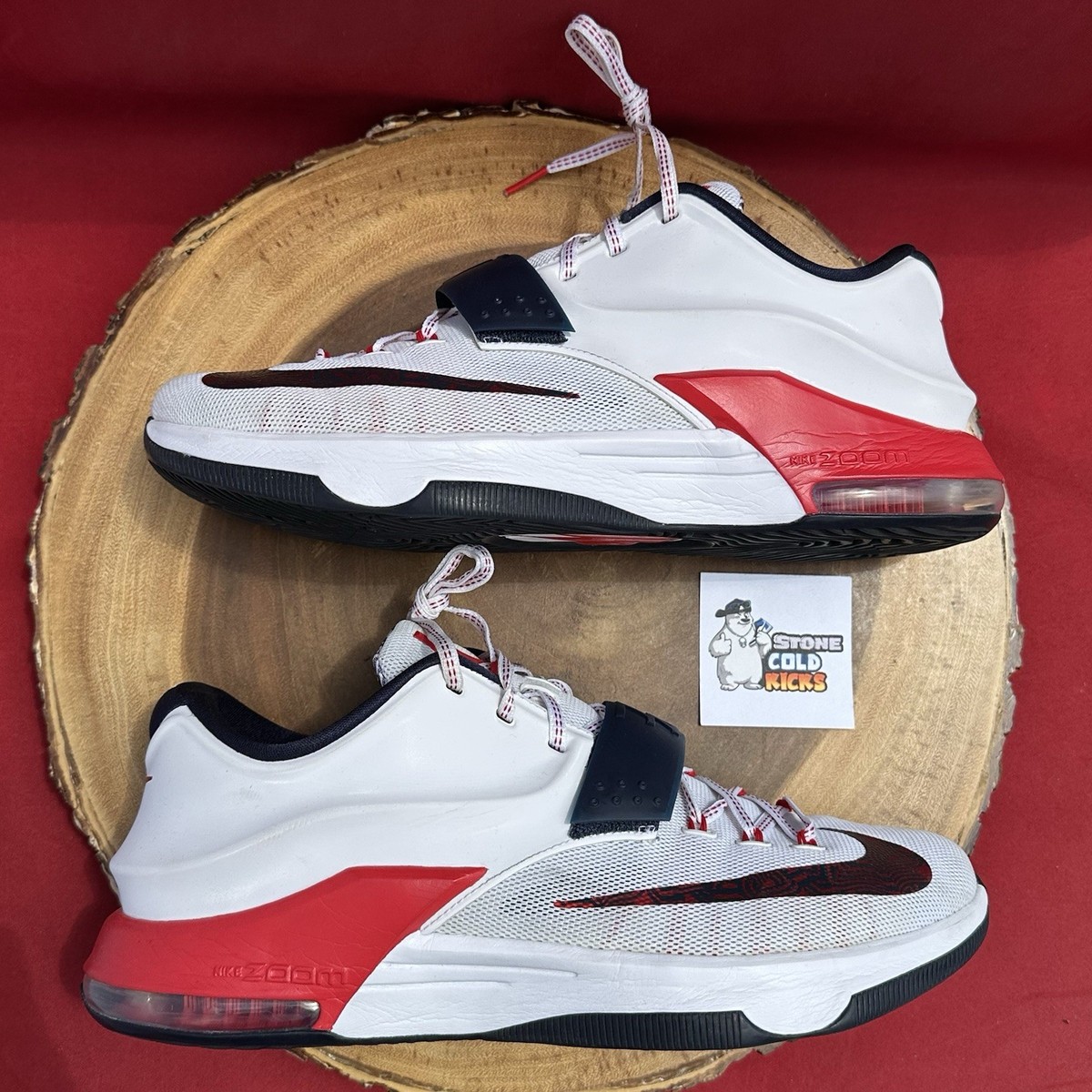 Nike バスケットボールシューズ 7 (US) Nike KD VII 7 Team USA Red White Blue Durant Olympic 653996-146