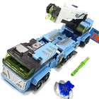Vtg Transformers Cybertron MUDFLAP 100% COMPLETE key V6T7 Voyager Class blue