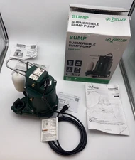 Zoeller 1052 1/3 HP 115V 48 GPM Cast Iron Submersible Sump Pump Watch Video