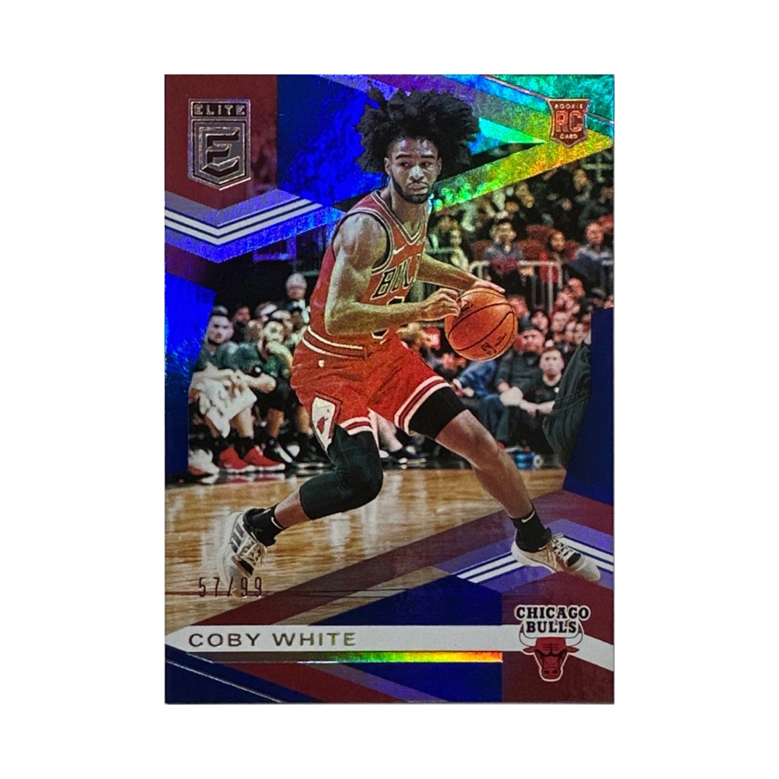 2019-20 Donruss Elite Rookies Blue /99 Coby White #120 Rookie RC