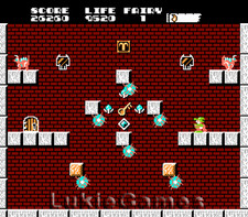 Solomon's Key - Rare NES Nintendo Puzzle Game