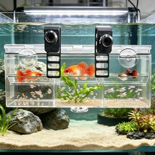 Fish Breeder Box for Aquarium, Aquarium Isolation Separator  Hatchery Incuba...