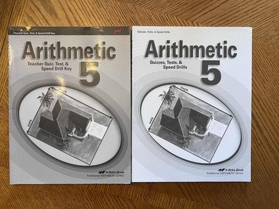 Arithmetic 5 quizzes, tests & speed drills plus answer key book