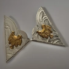 Silver and Gold plated Saddle Collar Clips