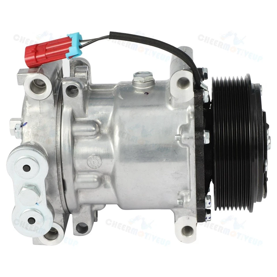 Compresor de aire acondicionado con embrague para Chevrolet T6500 T8500 GMC T6500 T7500 Isuzu FTR Foto 2 de 4