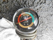 Vintage Airguide Gas Mileage Indicator Vacuum Gauge