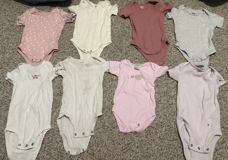 Body de manga corta para bebé niña talla 3-6 meses paquete de ropa 16 piezas Foto 2 de 2