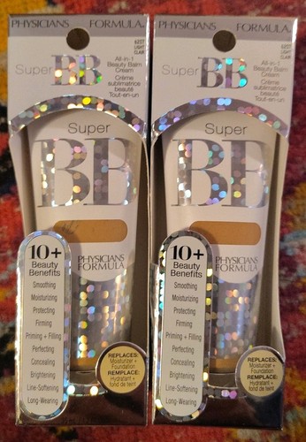 Physicians Formula Super BB Cream. All in 1 Tinted Foundation- Light- 2 Boxes - Picture 1 of 3